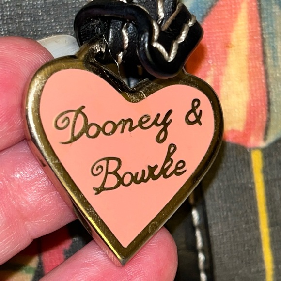 Vintage Dooney & Bourke Y2K Rainbow Printed Bitsy Bag - Picture 14 of 16